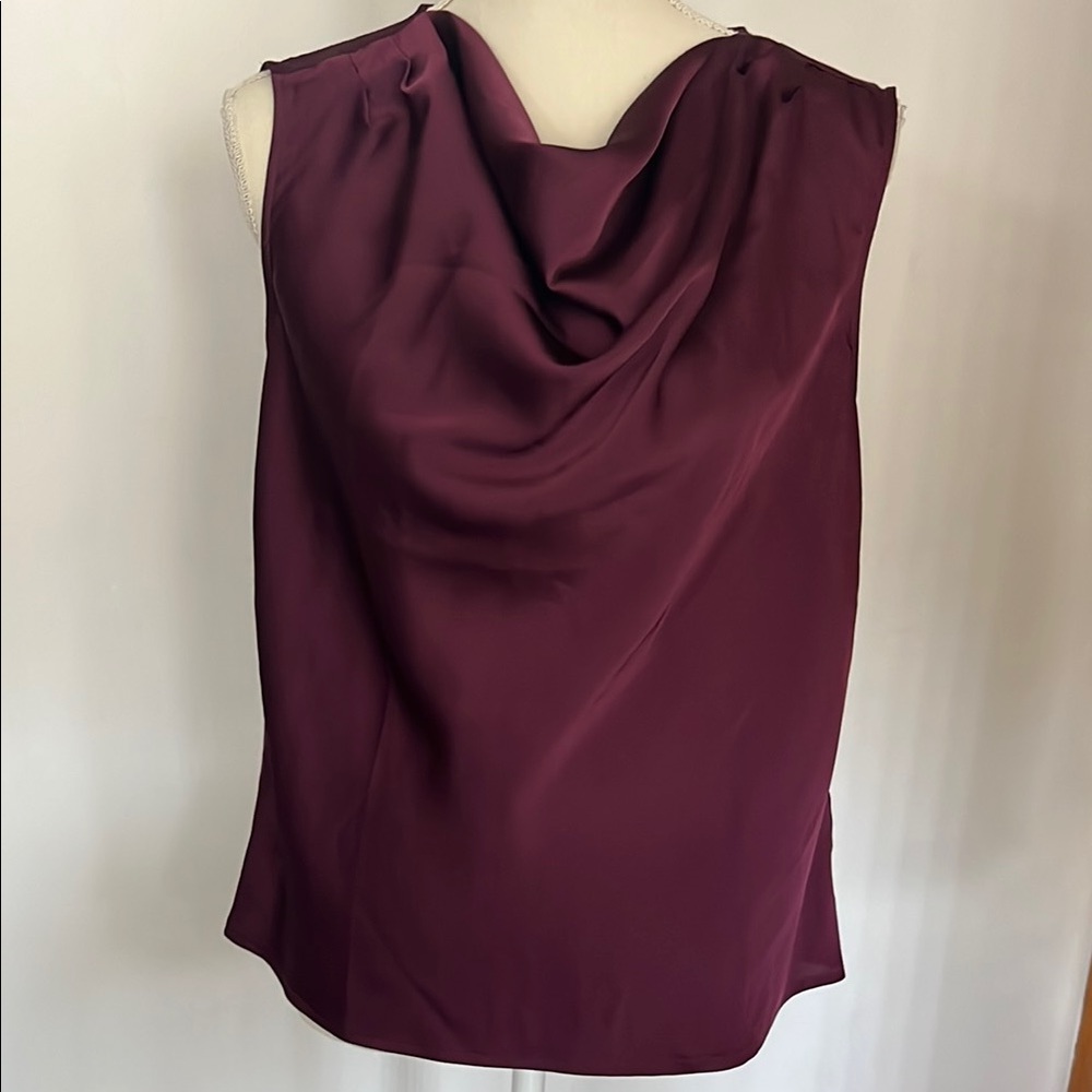 Halogen Elegant Sleeveless Purple Top